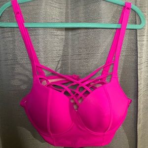 Two Torrid size 1x bikini tops.